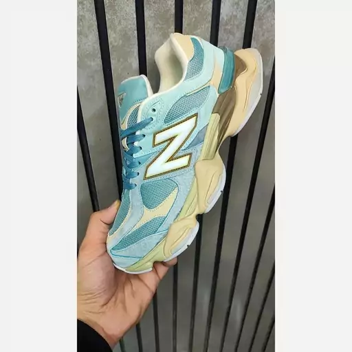 کفش نیو بالانس 9060 رنگ آبی ،کرم new balance 9060