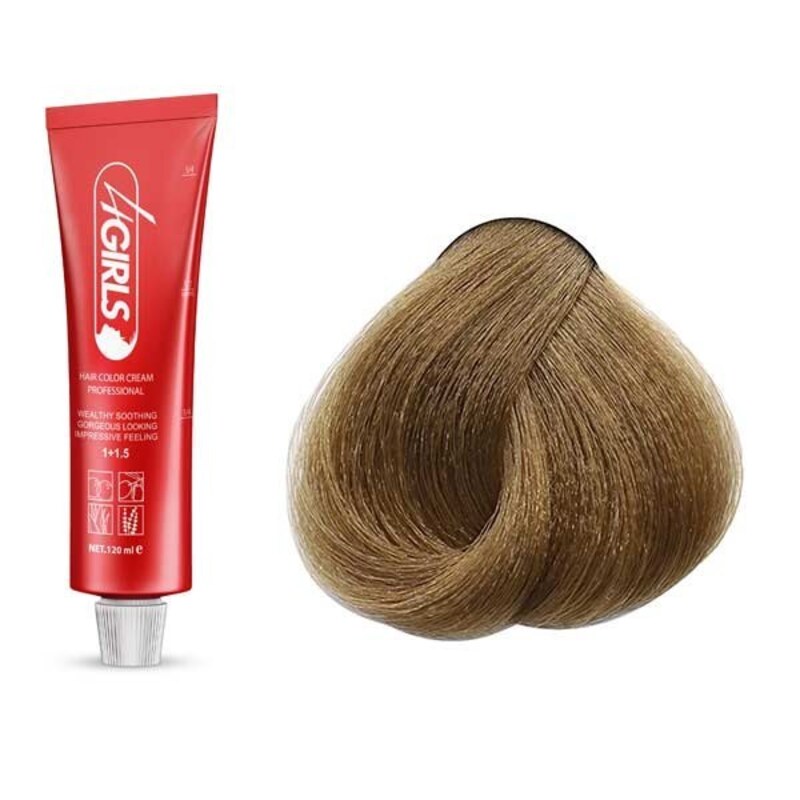 رنگ مو فورگرلز B7 رنگ بلوند بژ متوسط 120ml