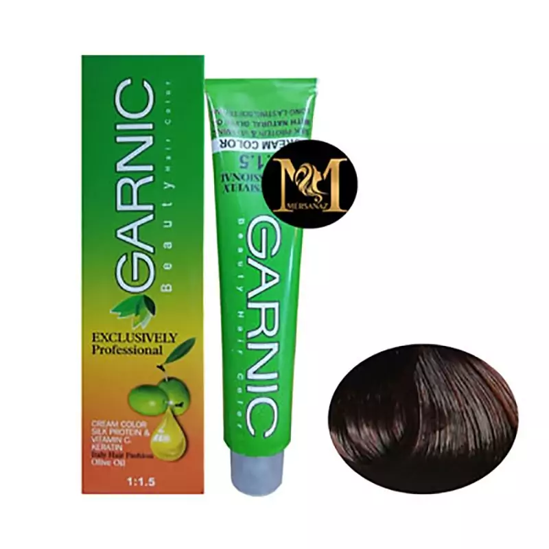 رنگ موی گارنیک قهوه ای شکلاتی متوسط شماره 5.65 حجم 120 میل