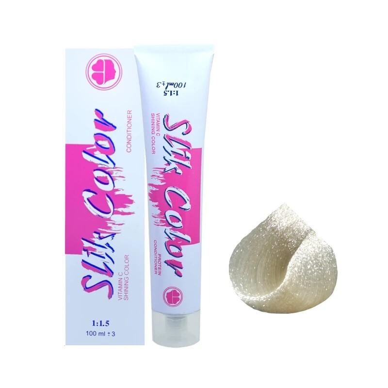 رنگ مو سلیک کالر شماره 000 (بسته 5 عددی - 5 تیوبی) حجم 100 میلی لیتر رنگ یخی