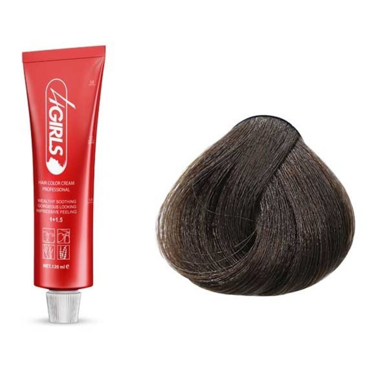 رنگ مو فورگرلز CH5 رنگ قهوه ای شکلاتی روشن 120ml