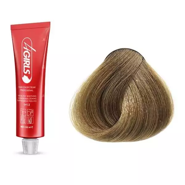 رنگ مو فورگرلز TL7 رنگ بلوند تـنباکویی متوسط 120ml