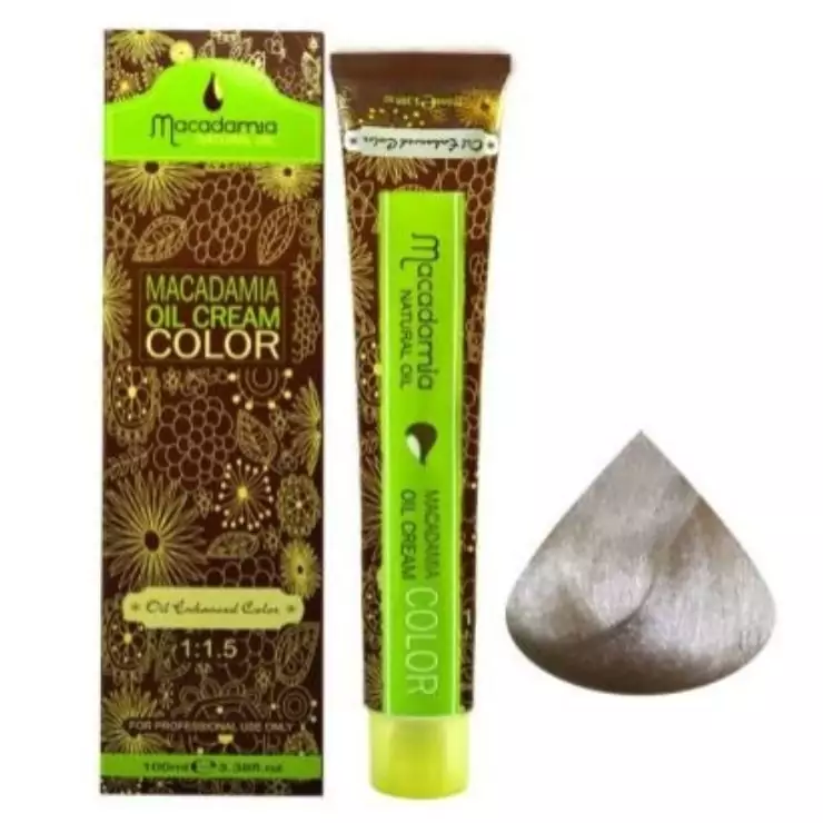رنگ موی ماکادامیا شماره 11.11 حجم 100 میلی لیتر رنگ بلوند دودی خیلی روشن