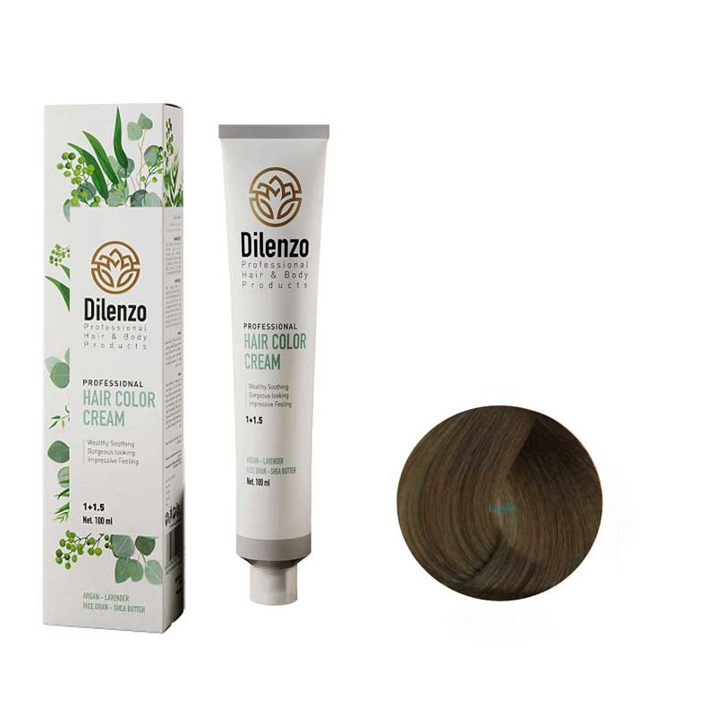 رنگ مو دیلنزو 8I رنگ بلوند زیتونی روشن 100ml