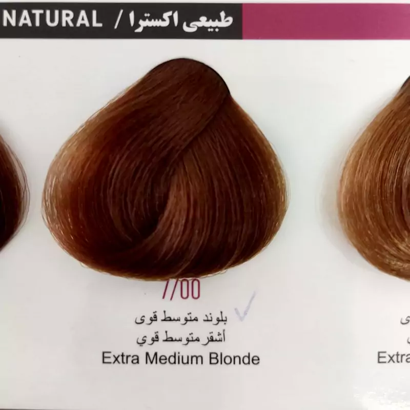 رنگ مو انزو سری طبیعی اکسترابلوندمتوسط قوی7.00