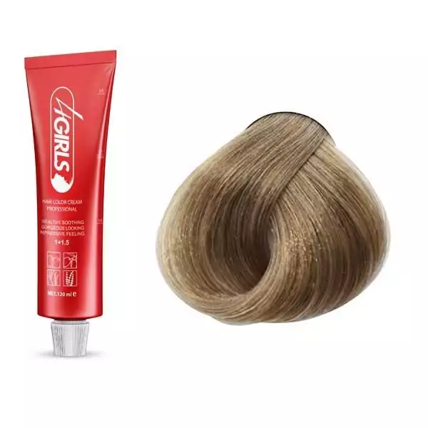 رنگ مو فورگرلز S7 رنگ بلوند شنی متوسط 120ml