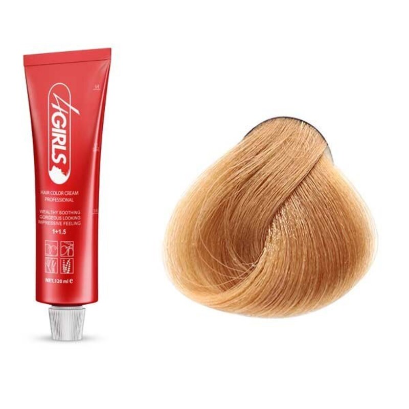 رنگ مو فورگرلز CM7 رنگ بلوند دارچینی متوسط 120ml