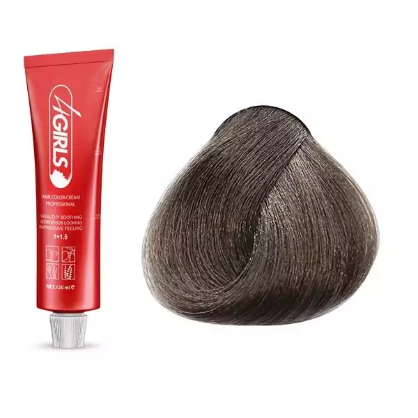 رنگ مو فورگرلز A6 رنگ بلوند خاکستری تیره حجم 120ml