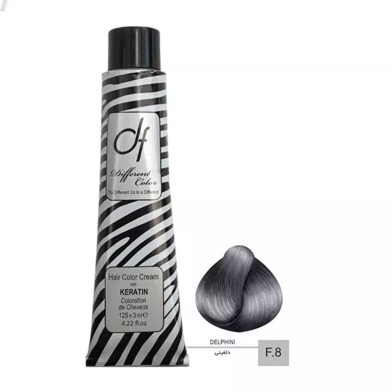 رنگ مو دیفرنت سری هایلایت شماره F8 حجم 125 میلی لیتر رنگ دلفینی