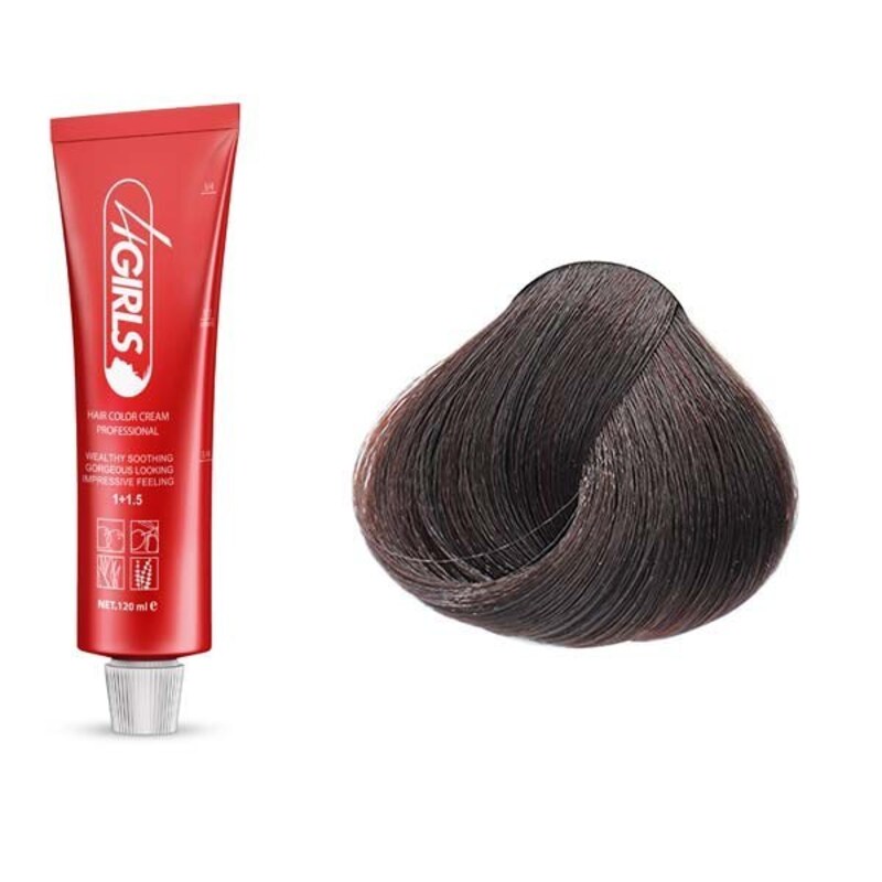 رنگ مو فورگرلز MA4 رنگ ماهاگونی متوسط 120ml