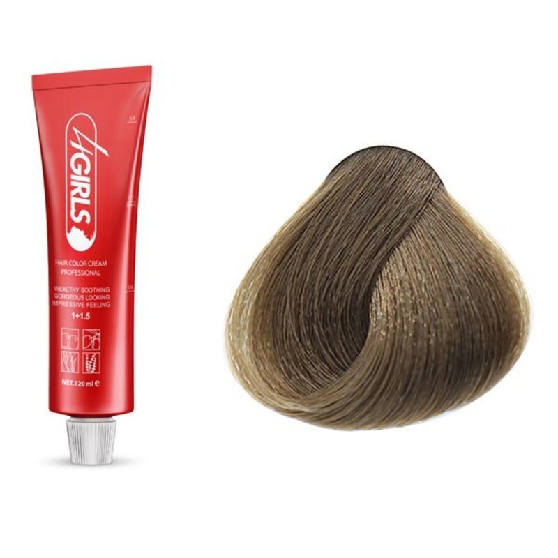 رنگ مو فورگرلز TL5 رنگ قهوه ای تـنباکویی روشن 120ml