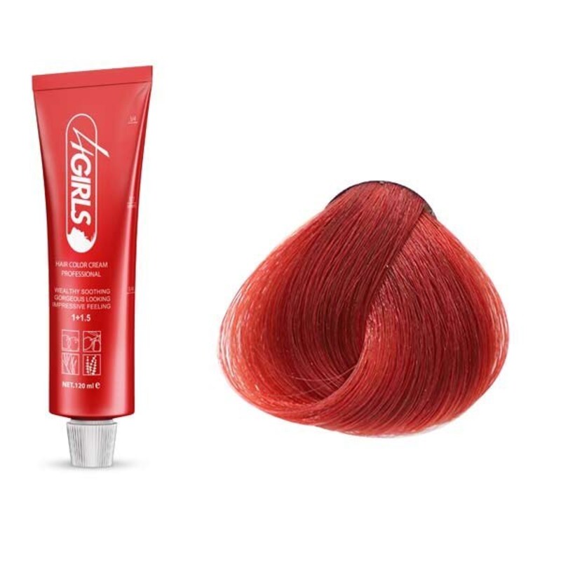 رنگ مو فورگرلز P7 رنگ بلوند قرمز ارغوانی متوسط 120ml
