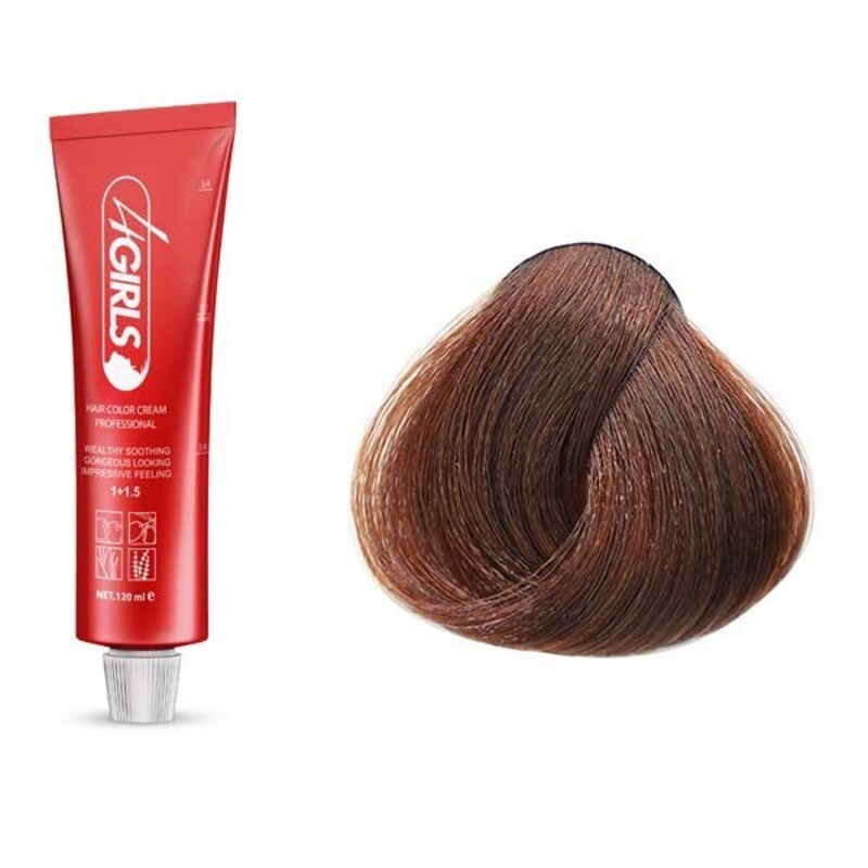 رنگ مو فورگرلز R5 رنگ قهوه ای مسی روشن 120ml