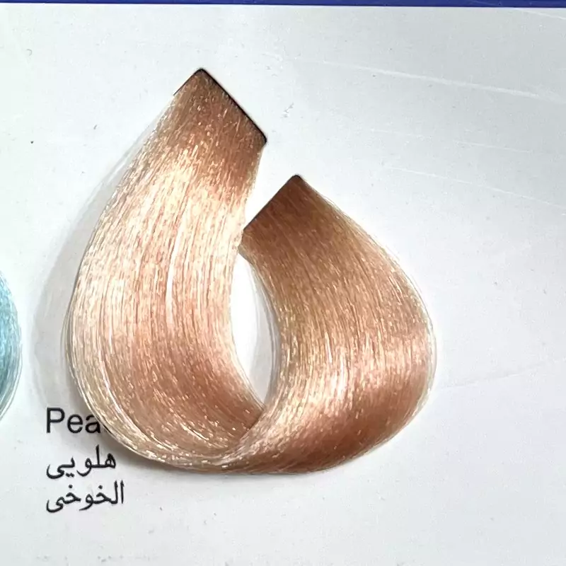 رنگ هلویی ،رنگ مو کم آمونیاک پیلون و یک عدد اکسیدان