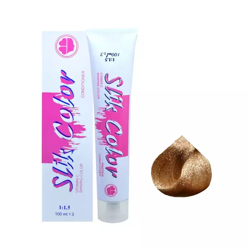 رنگ مو سلیک کالر شماره 9.5 (بسته 5 عددی - 5 تیوبی) حجم 100 میلی لیتر رنگ طلایی روشن