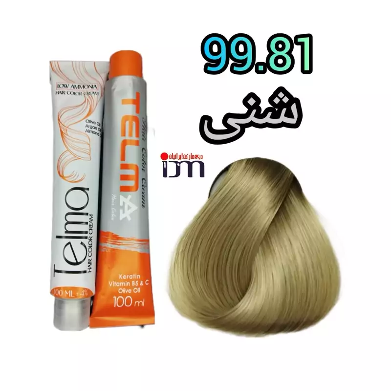 رنگ موی تلما شماره (99.81) شنی