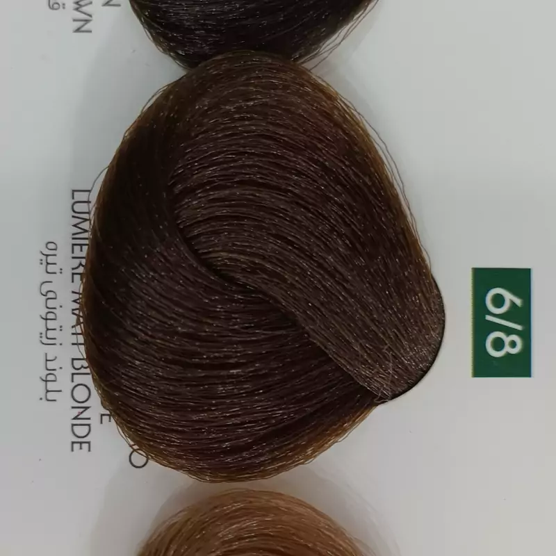 رنگ مو نچرال بلوند زیتونی تیره dark matt blonde