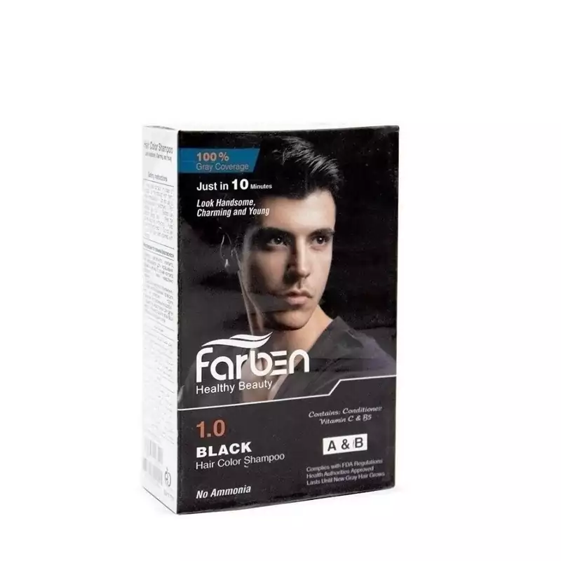 رنگ موی مردانه فاربن farben