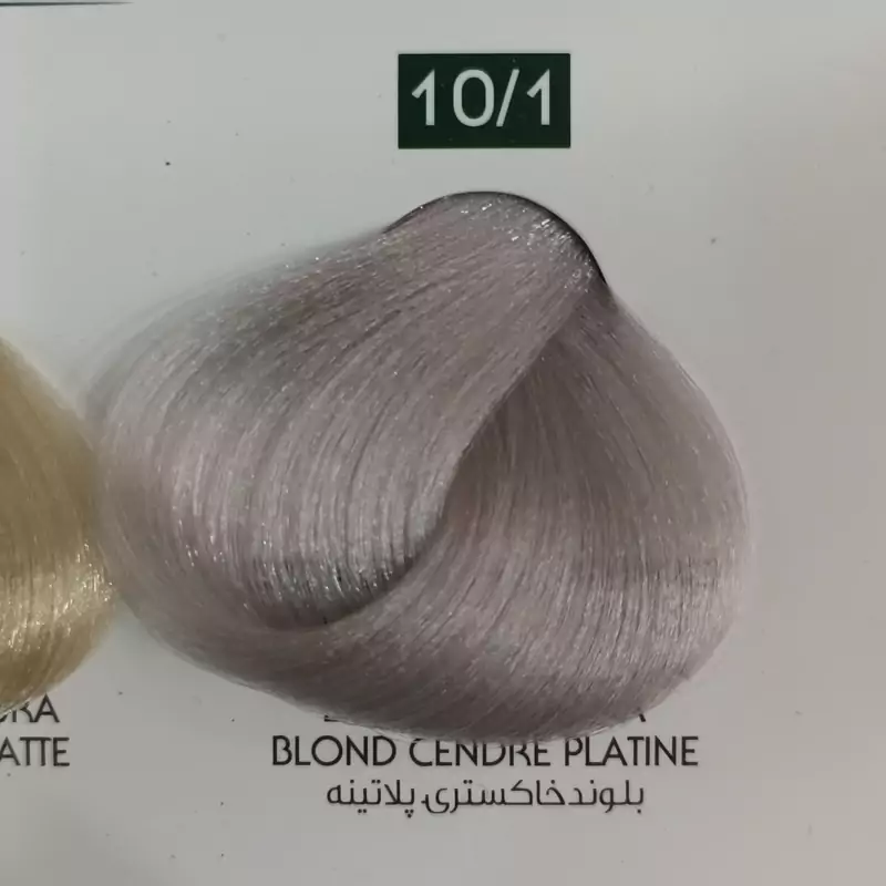 رنگ مو نچرال بلوند خاکستری پلاتینه platinum ash blonde