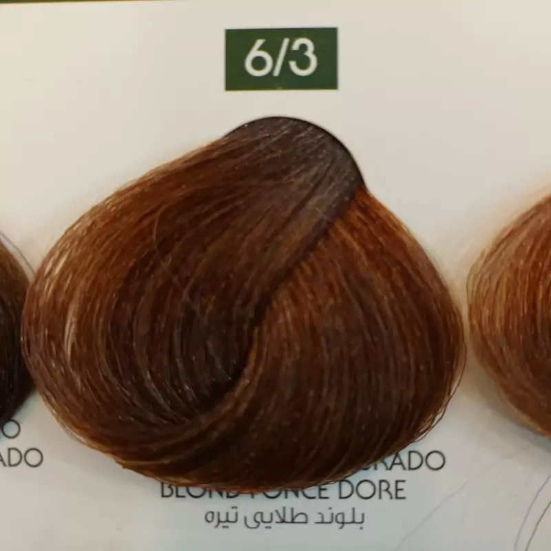 رنگ مو نچرال بلوند طلایی تیره dark golden blonde