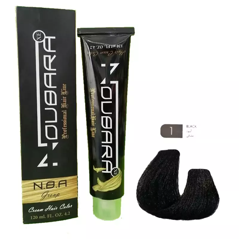 رنگ موی نوباراکس 120 میل شماره یک مشکی (کم امونیاک)