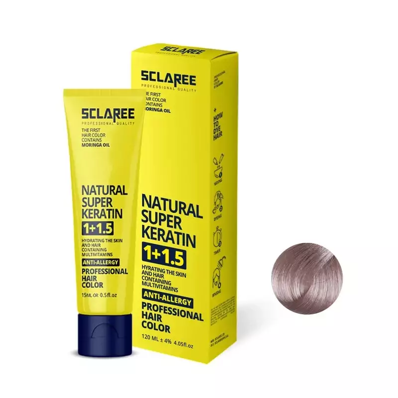 رنگ مو اسکلاره شماره 1.00 حجم 120 میلی لیتر رنگ مشکی ایتالیایی