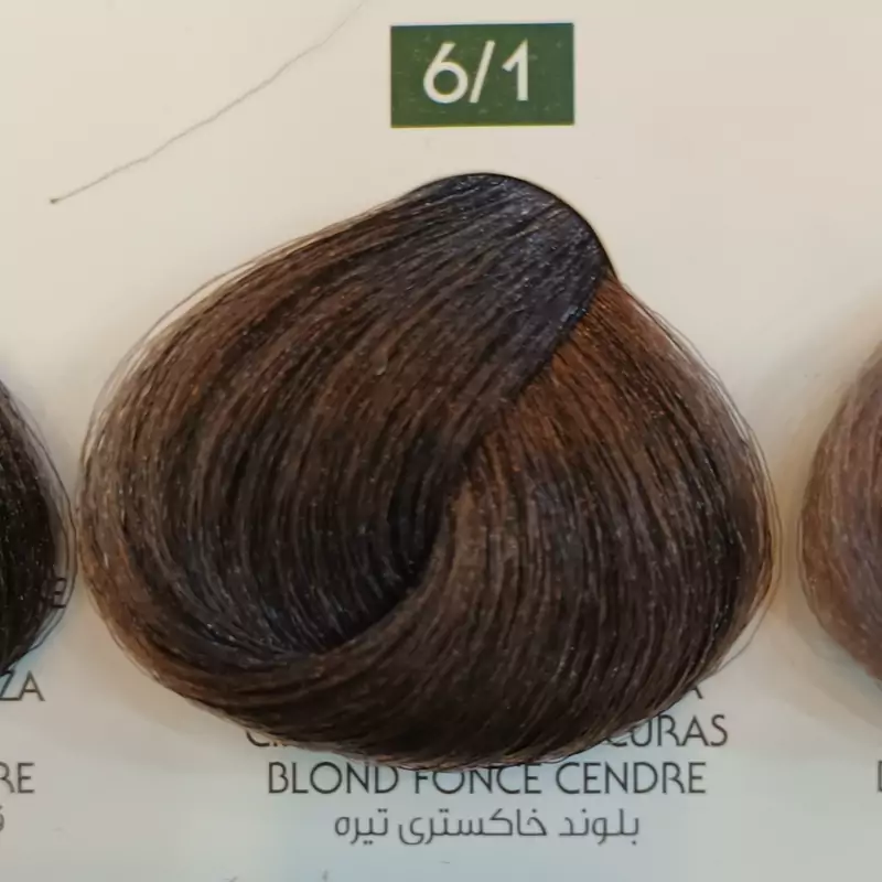 رنگ مو نچرال قهوه ای خاکستری روشن dark ash blonde