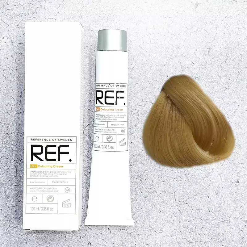 رنگ مو رف (REF) سری  GOLDENS شماره (9.3) Very   Light Golden  Blonde    