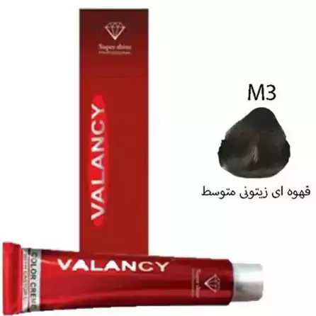 ولنسی رنگ مو M3 قهوه ای زیتونی متوسط