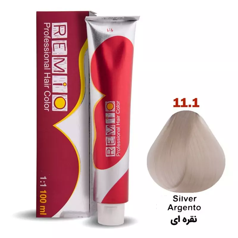 رنگ مو رمیو شماره 10/1 حجم 100 میلی لیتر رنگ بلوند نقره ای