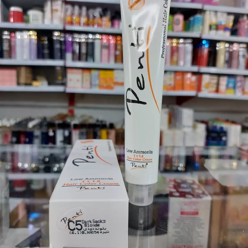 رنگ مو c5پنتی رنگ موی بلوند دودی تیره رنگ موی 100میل