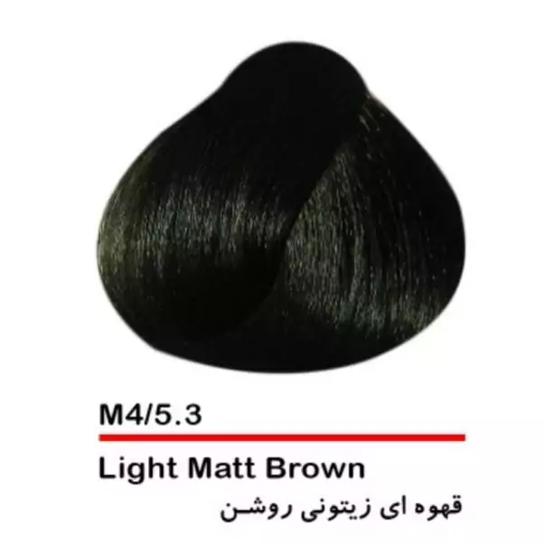 رنگ موی زیتونی قهوه ای روشن