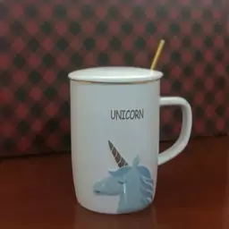 ماگ سرامیکی یونیکورن آبی (تک شاخ) unicorn