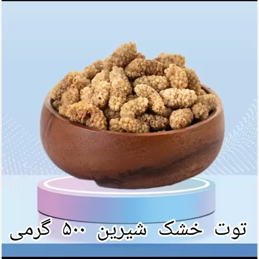 توت خشک ماندگار شیرین تازه 500 گرمی اعلاء 