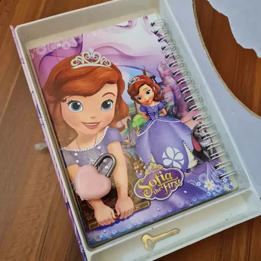 دفتر خاطرات سنجاقک مدل Sofia the first