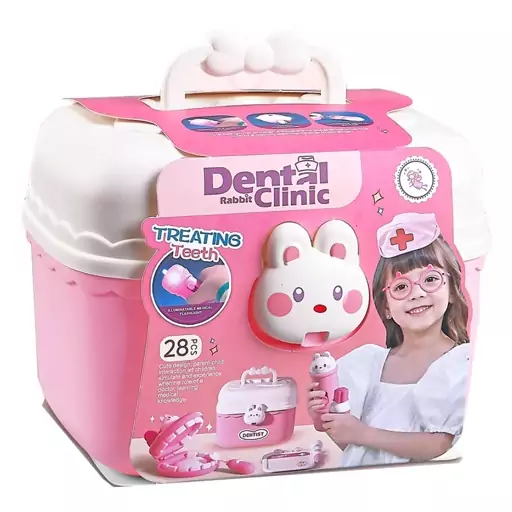 اسباب بازی ست دندان پزشکی 28 تکه طرح خرگوش Rabbit Dental Set