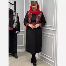 ست سه تکه زنانه جلیقه و سارافون و کمربند فری 38تا46 گلپر