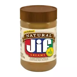 کره بادام زمینی طبیعی کرمی جیف Jif Natural