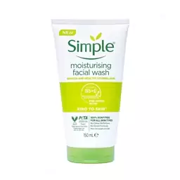 ژل شستشوی صورت سیمپل مدل Moisturising حجم 150 میلی لیتر