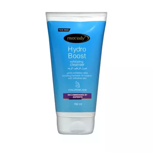 ژل شستشو صورت مکس لیدی مدل Hydro Boost حجم 100 میلی لیتر