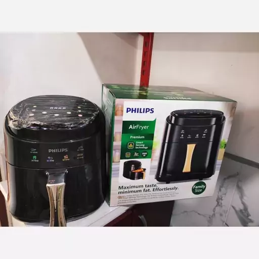 سرخ کن فیلیپس سرخکن بدون روغن رژیمی  9 لیتری اصل هلند مدل 8512 philips  توان 2600 وات  دارای پنل لمسی با ارسال رایگان