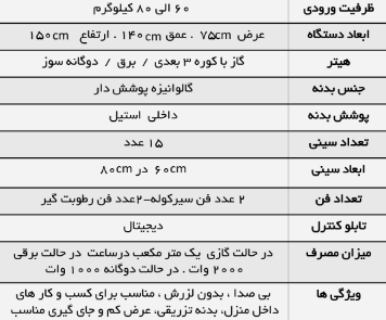 خشک کن 15 کشو صنعی