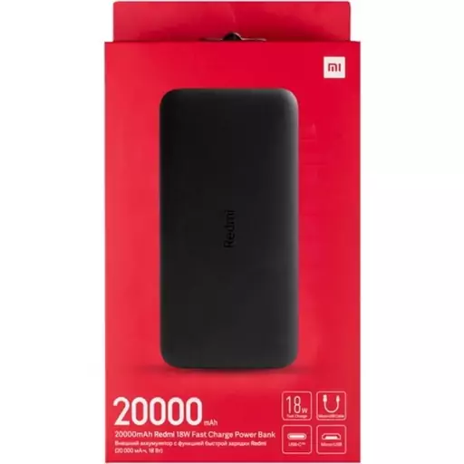 پاوربانک REDMI مدل PB200LZM ظرفیت 20000 هزار میلی آمپر