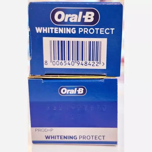 خمیر دندان اورال بی ORAL-B سفید کننده مدل WHITENING PROTECT حجم 100 میل