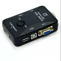 سوئیچ KVM دو پورت دستی ( USB )