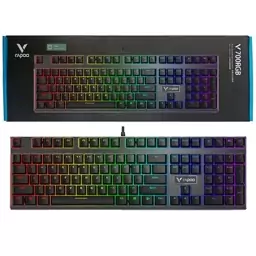 کیبورد گیمینگ RGB دار مکانیکال رپو Rapoo V700RGB ALLOY