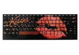 برچسب حروف فارسی فانتزی طرح Kiss کد 120