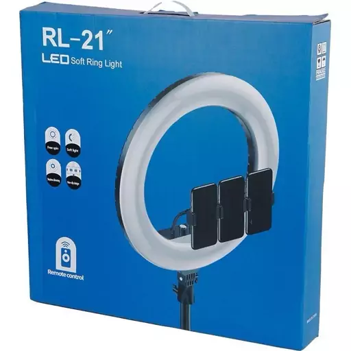 رینگ لایت مدل RL-21 به همراه سه پایه