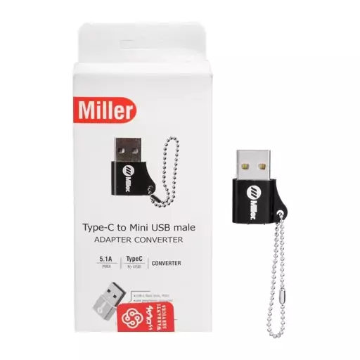 تبدیل Miller OTG USB TO Type-C مدل MO-201 