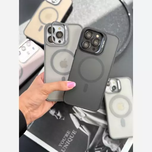 قاب Matte CasePro Lens with MagSafe استند شو با لنز رینگی (کدC1608)